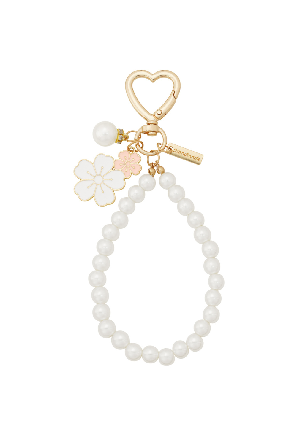 Pendentif Fleur Fait Main En Perles
