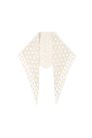 Écharpe Triangulaire À Pois Fins h5