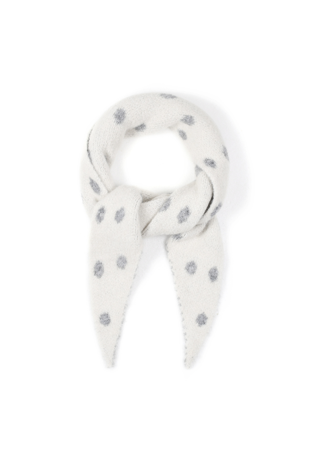 Écharpe Triangulaire À Pois Audacieux Image2