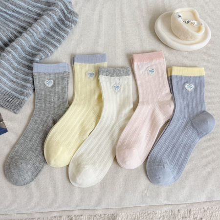 Chaussettes mi-mollet High Bounce Basic Color Clash Heart
