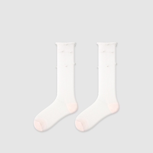 Chaussettes Mi-Mollet High Bounce Elegant Pearl Couleur Unie h5 