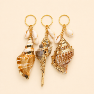 Porte-Clés Coquillage Style Océanique, Forme Irrégulière, Collection Simple Series Vacation h5 Image2