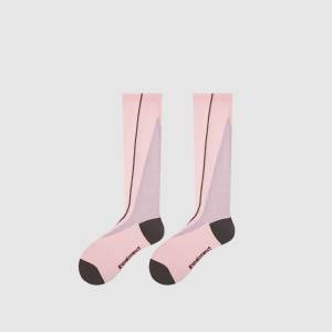Chaussettes Mi-Mollet Sport À Blocs De Couleurs Contrastées Et Rebondissantes h5 Image2