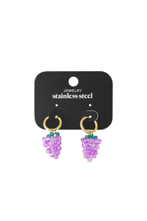 Boucles D'Oreilles Pendantes En Acier Inoxydable, Série Plant Casual Daily Simple, Bijoux Pour Femmes h5 Image4