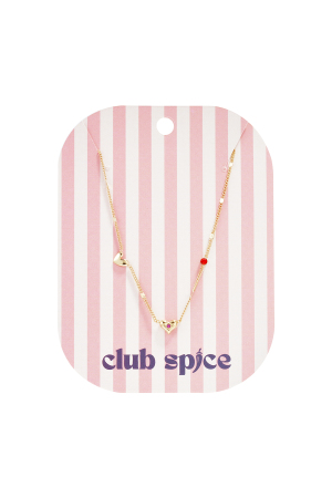Collier Orné De Cœurs De Pierres Et De Motifs h5 Image3