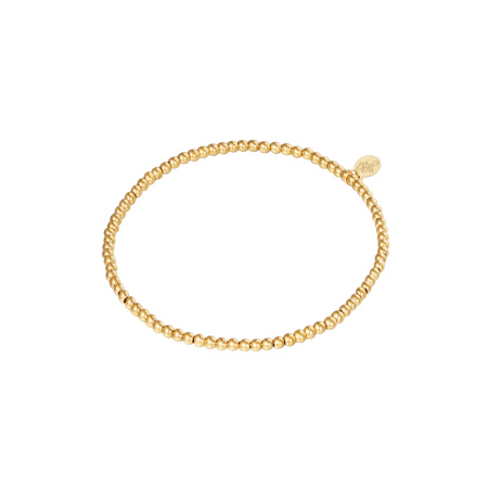 Bracelet À Petites Perles En Acier Inoxydable - 25 Mm