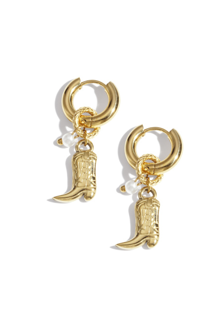 Boucles d'oreilles bottes de cowboy Hee Haw