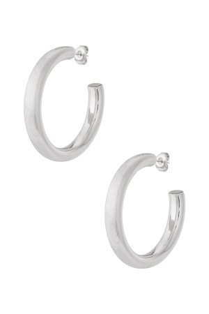   Boucles D'Oreilles Créoles De Forme Irrégulière, Série Décontractée, Simple Et Quotidienne, Bijoux Pour Femmes h5 Image3