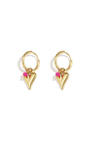 Boucles D'oreilles Coeur Vif h5