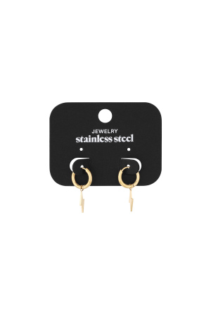 Boucles D'oreilles Bolt Acier Inoxydable h5 Image2