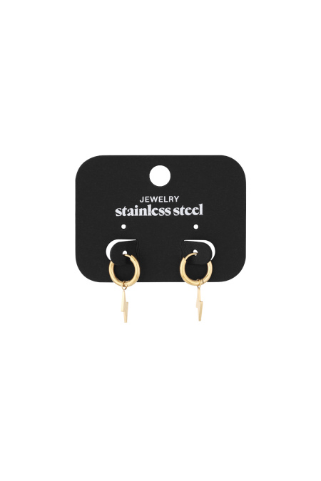 Boucles d'oreilles Bolt Acier inoxydable 2
