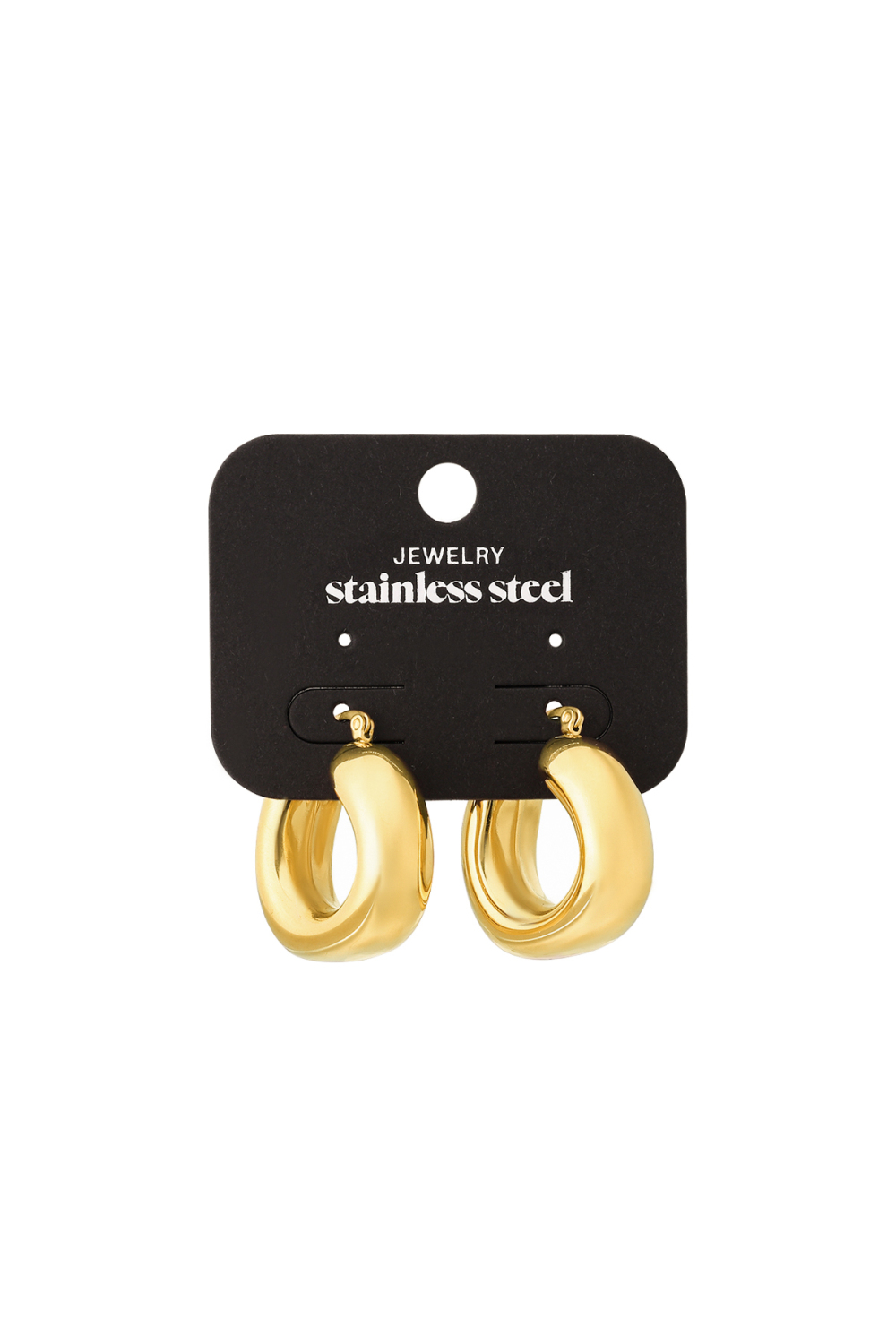 Boucles D'oreilles Audacieuses Acier Inoxydable Image4