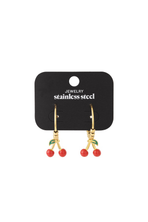 Boucles D'Oreilles Cerises h5 Image4