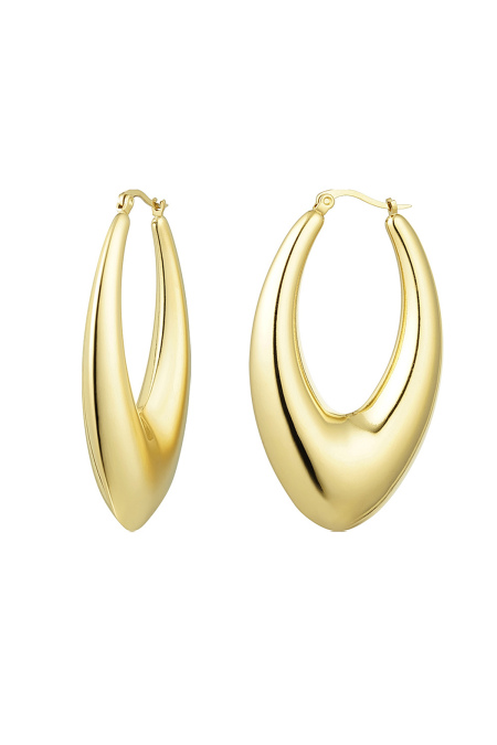 Boucles d'oreilles acier inoxydable chic petit