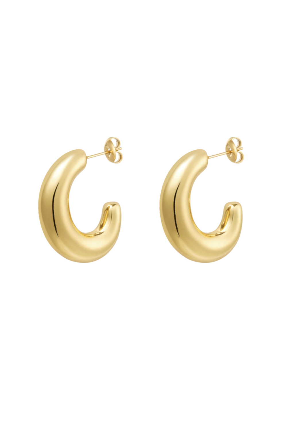 Boucles D'oreilles Demi-Lune Chic 