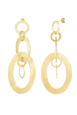 Boucles D'oreilles De Fête Cercle h5