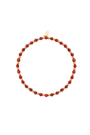 Bracelet Perlé - Lilas/Doré h5