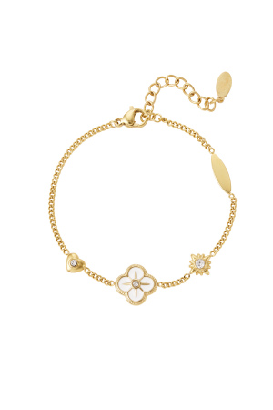 Bracelet Charms Détails Blancs h5 