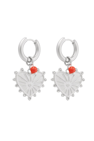 Boucles D'oreilles Coeur Avec Pointes h5 