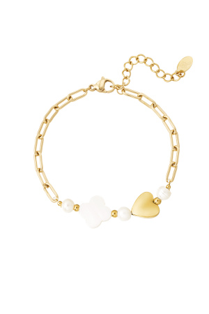 Bracelet Coeur Et Trèfle h5 