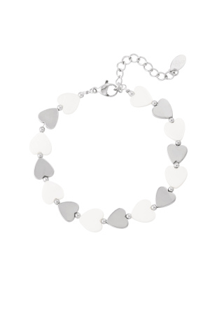 Bracelet Mer Pelle Coeurs h5 