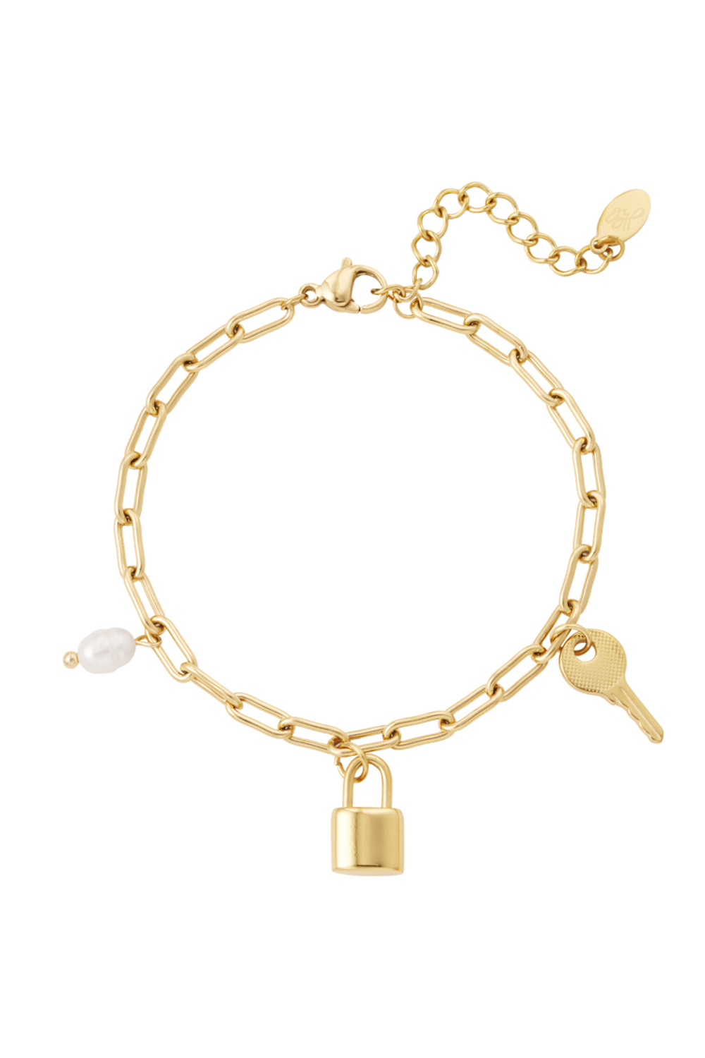 Bracelet Lien Charms & Perle