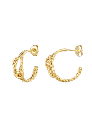 Boucles D'oreilles Motif Subtil h5 