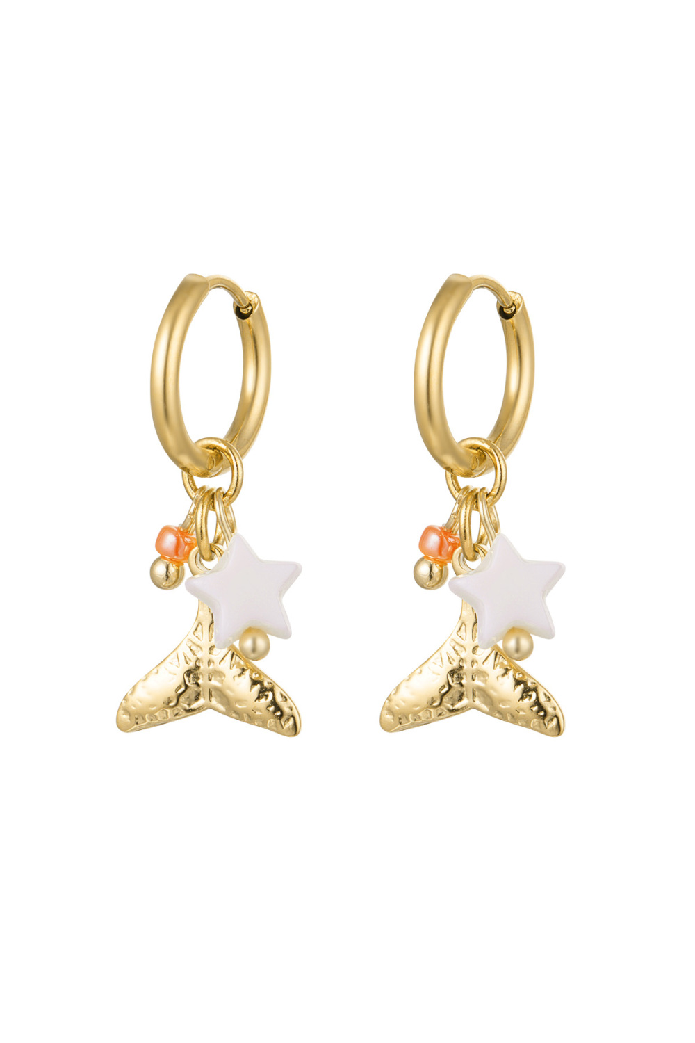 Boucles D'oreilles Charm Party - Doré Acier Inoxydable 