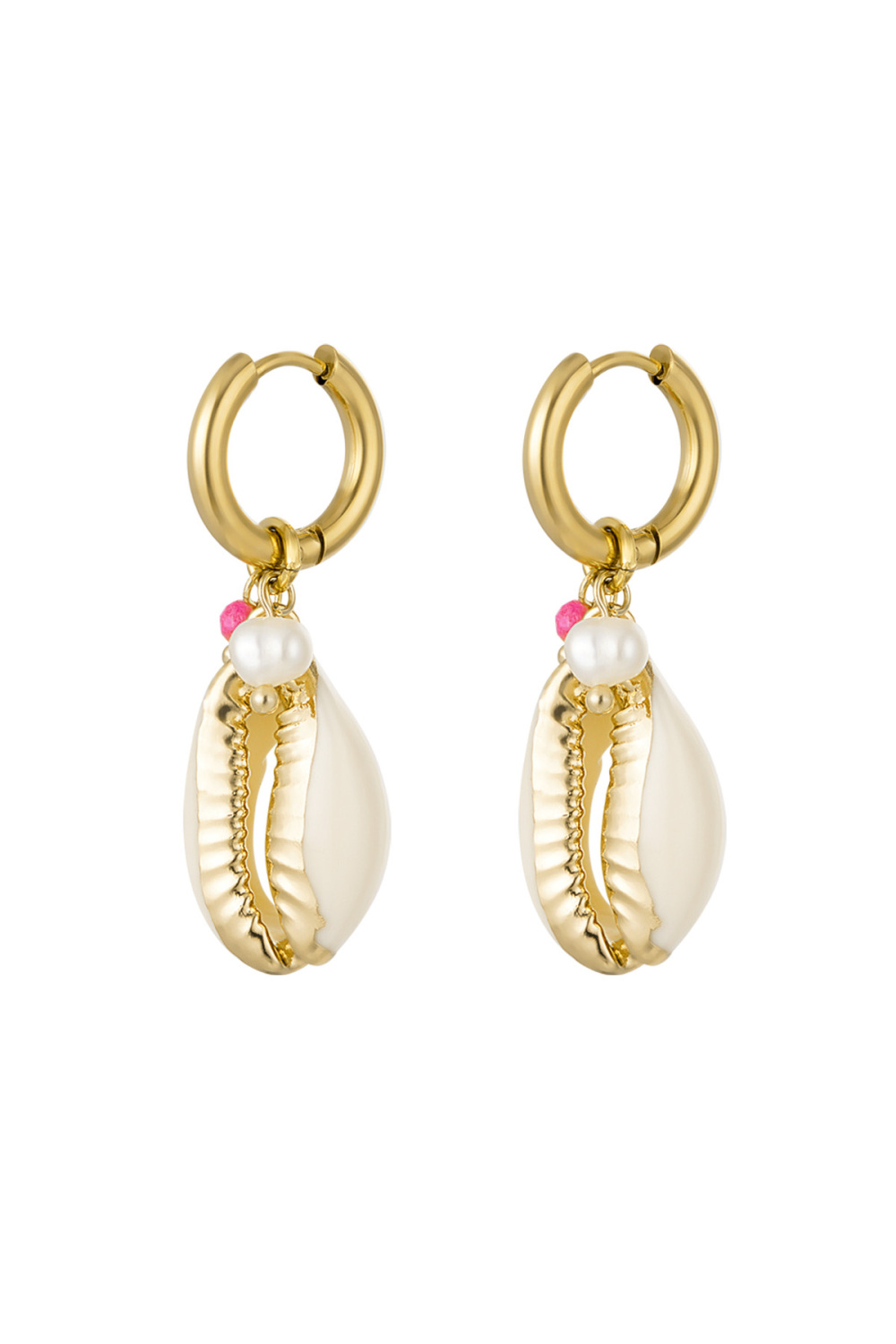 Boucles D'oreilles Grand Coquillage 