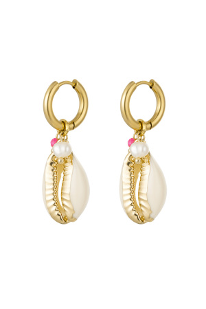 Boucles D'oreilles Grand Coquillage h5 
