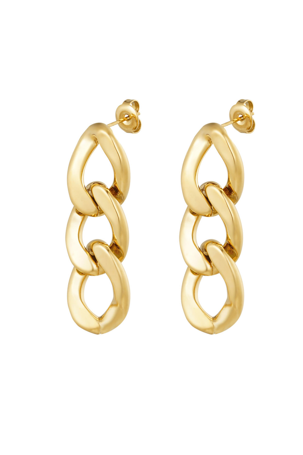 Boucles D'oreilles 3 Maillons 