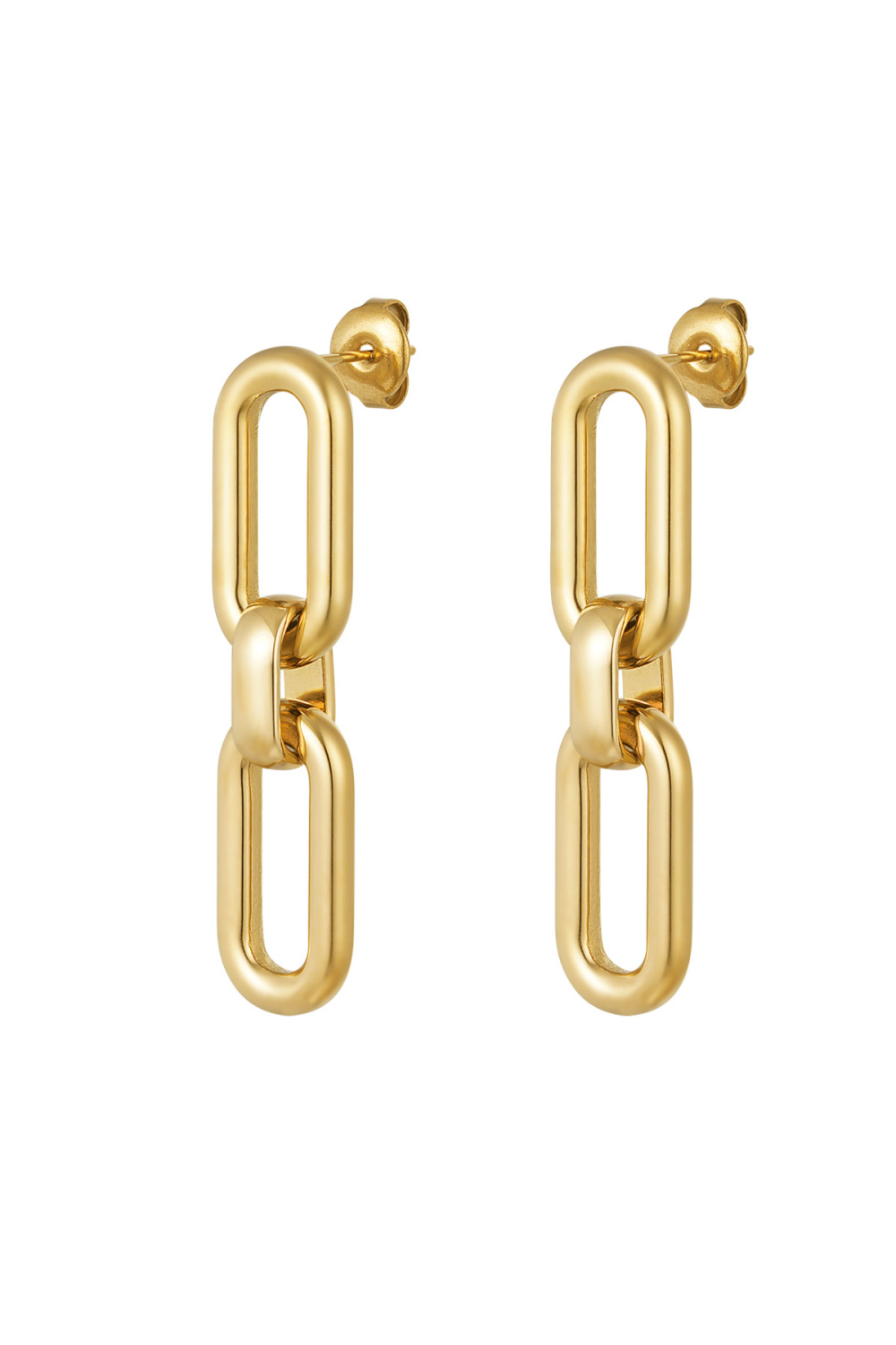 Boucles D'oreilles Maillons Allongés 