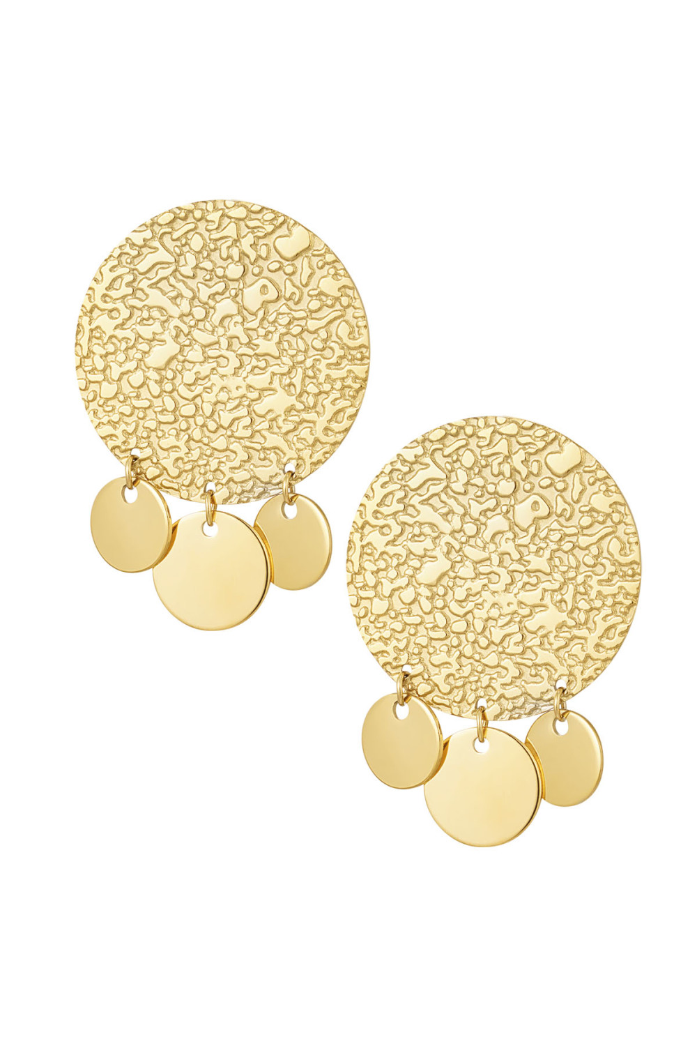Boucles D'oreilles Coin Avec Grelots 