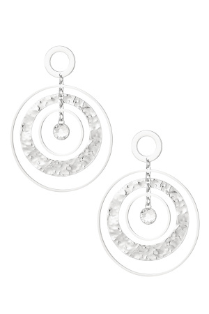 Boucles D'oreilles Attrape-Rêve Avec Pierre h5 