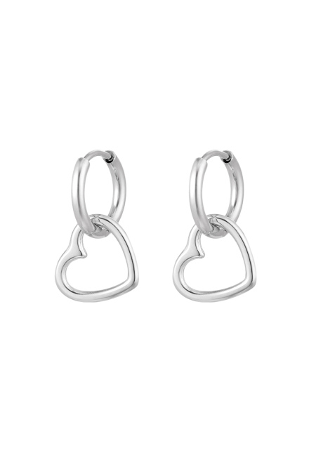 boucles d'oreilles coeur basique