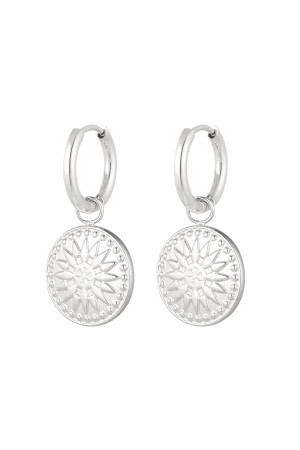 Boucles D'oreilles Pièce Ronde h5 