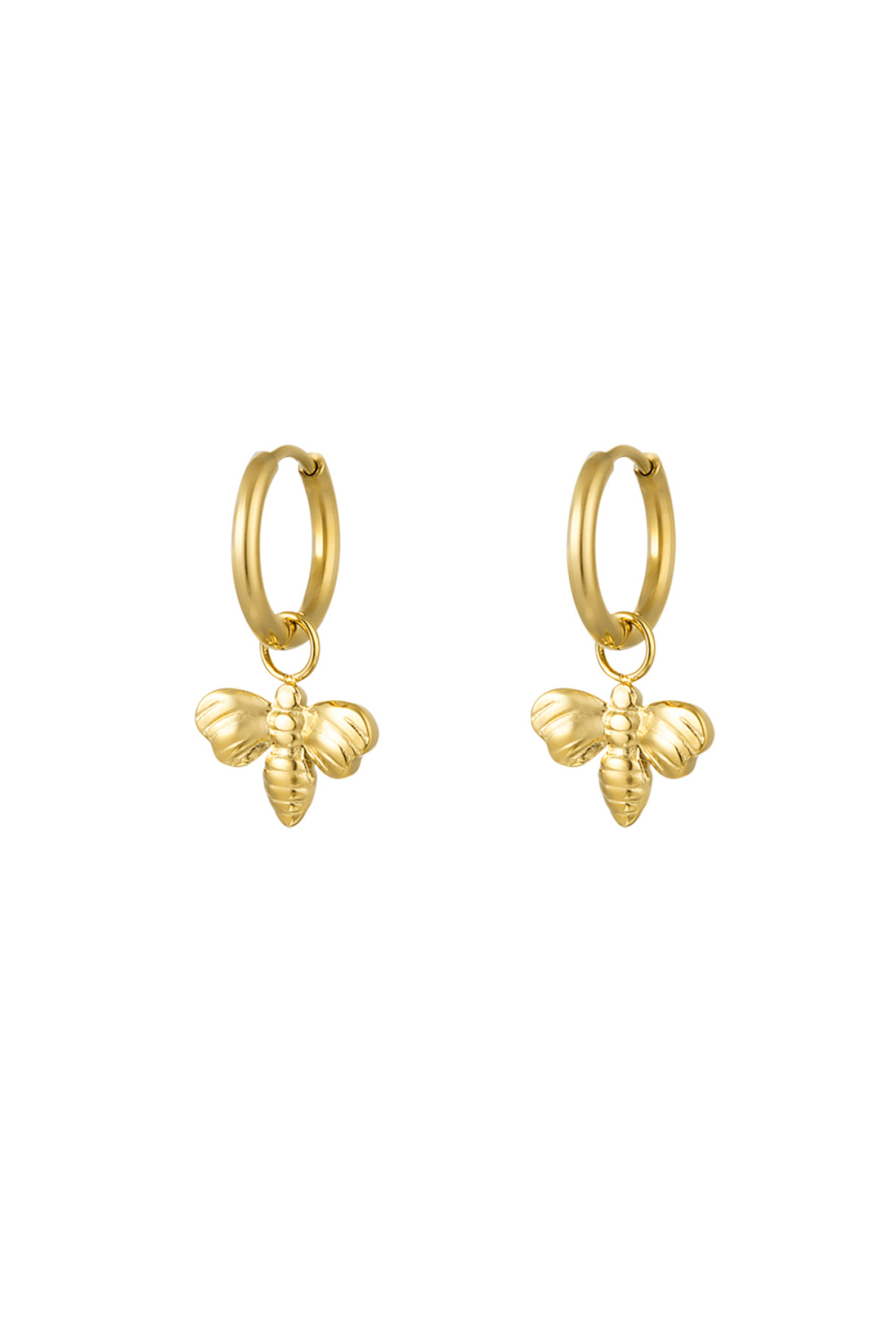 Boucles D'oreilles Avec Breloque &Quot;Abeille&Quot; 