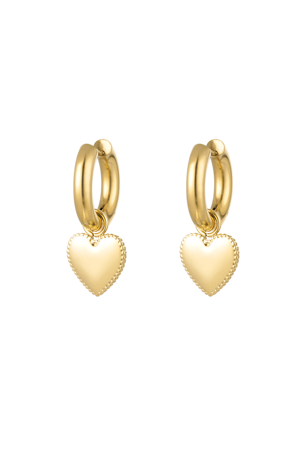 Boucles D'oreilles Coeur Mignon 