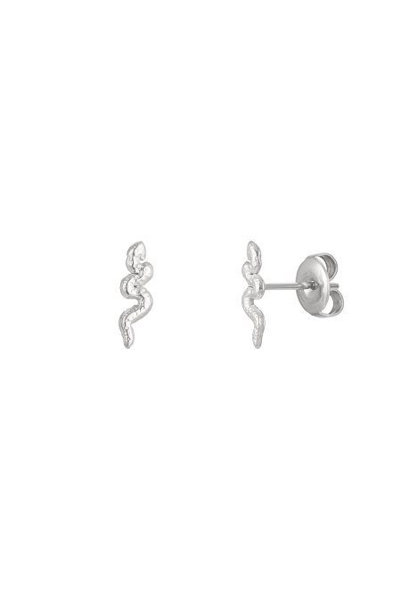 Bouchon d'oreille serpent - argent Acier Inoxydable