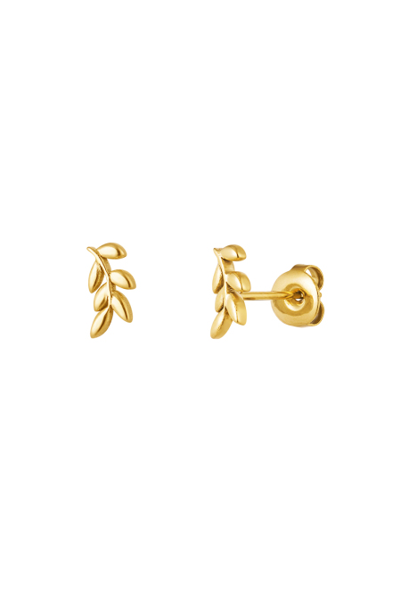 clous d'oreilles feuilles