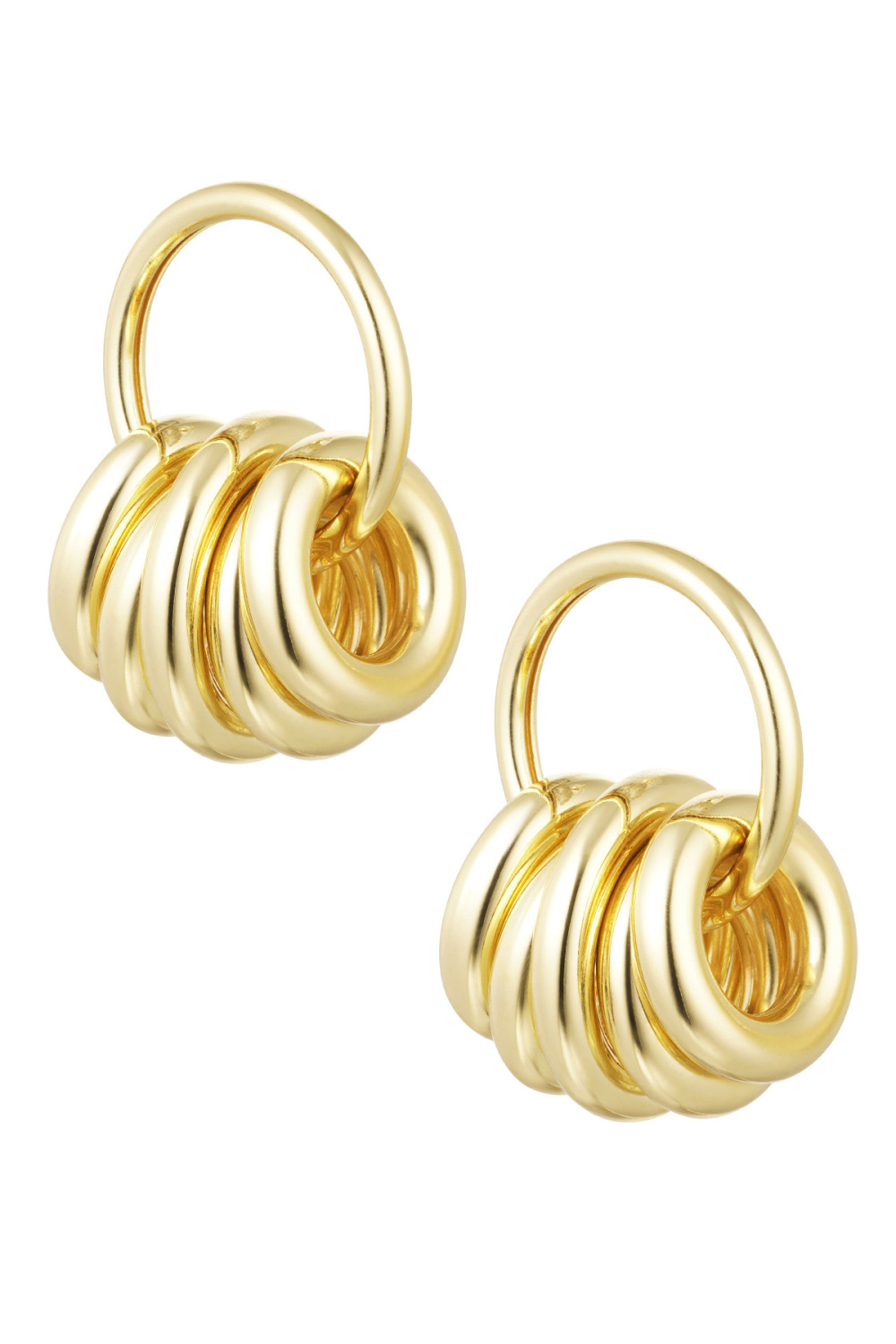 Boucles D'oreilles Anneaux Multiples