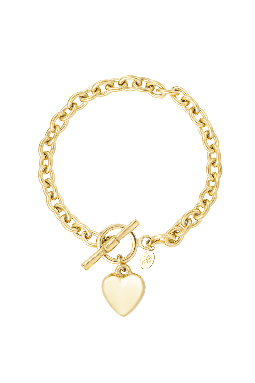 Bracelet Lien Avec Coeur 