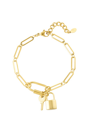 Bracelet Maillons Clé & Serrure h5 