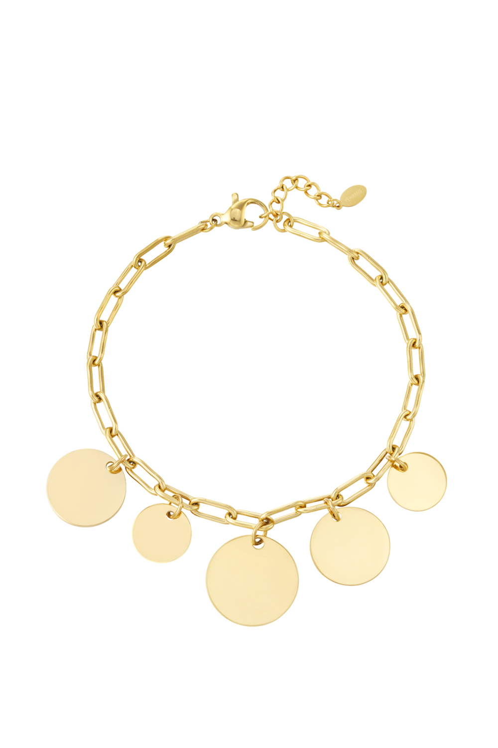 Bracelet Lien Avec Cercles 