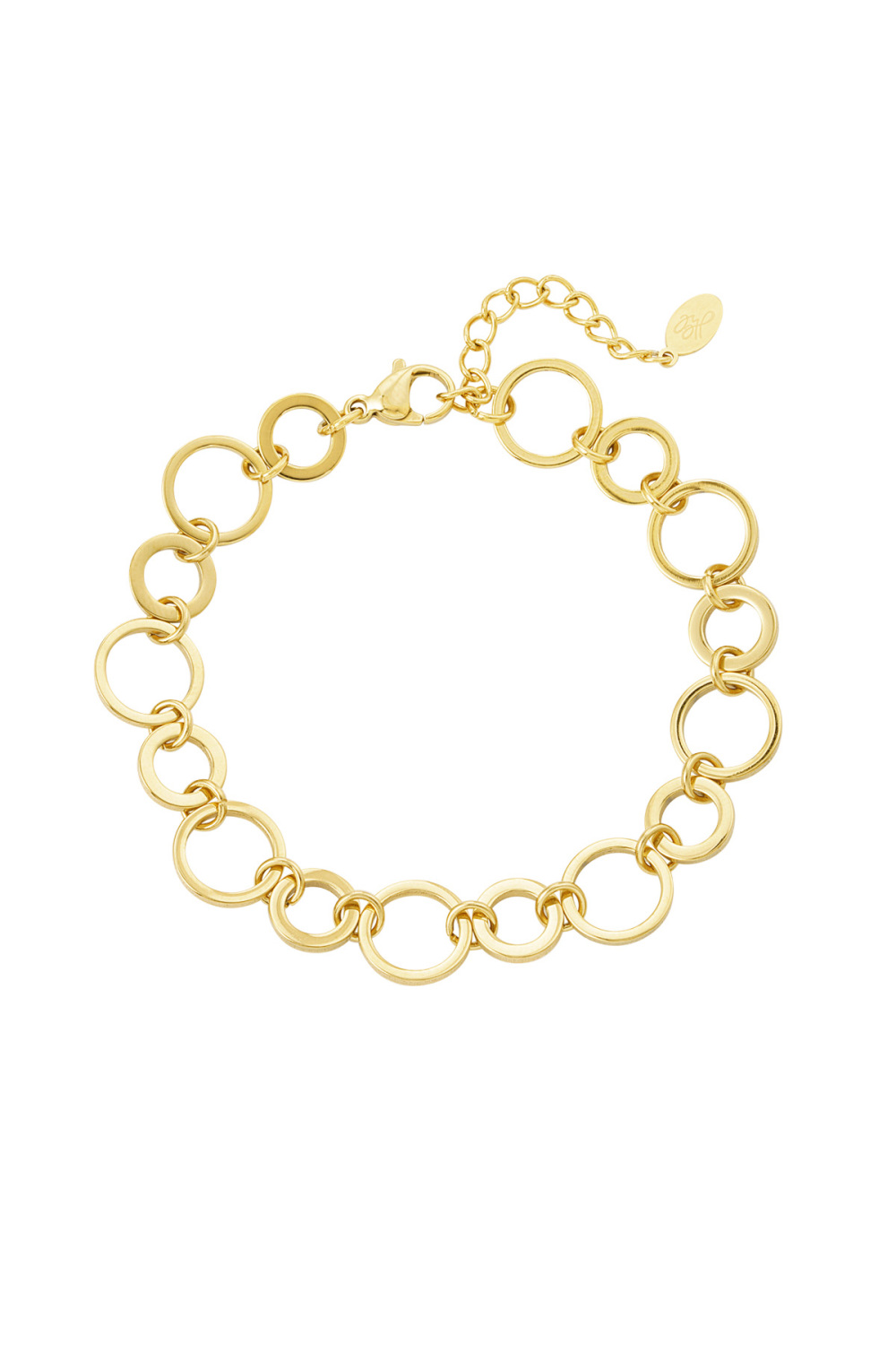 Bracelet Petits Et Gros Maillons Ronds 