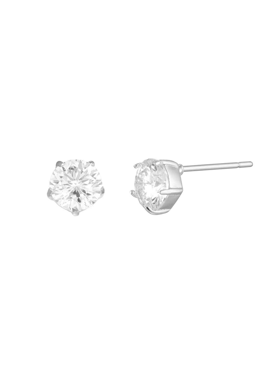 Clous D'oreilles Pierre Ronde 