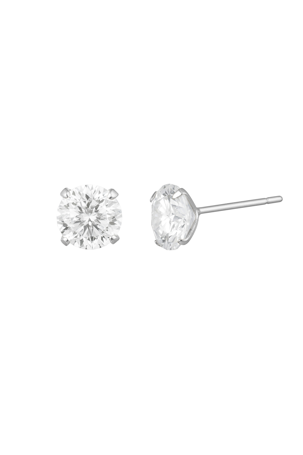 Clous D'oreilles Pierre Ronde 