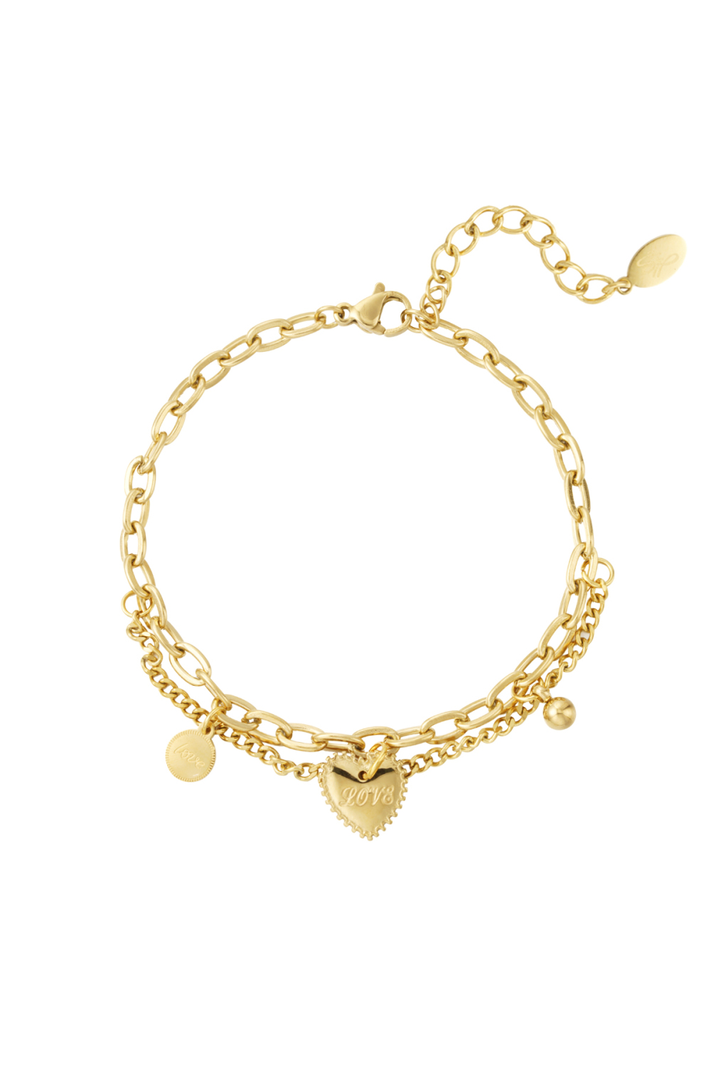 Bracelet Lien Double Love 