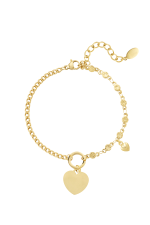 Bracelet Maillons Avec Coeur h5 