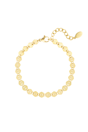 Bracelet Maillons Hexagone h5 